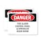 Signmission Fire Alarm Control Panel And Sprinkler Riser Room Danger Sign, Plastic, 10in W x 7in L, 2PK OS-2PACK-DS-P-710-L-2378 - alternate 1